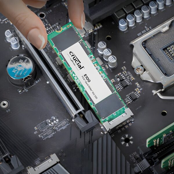 Crucial E100 2TB PCIe Gen4 2280 NVMe M.2 SSD - Image 4