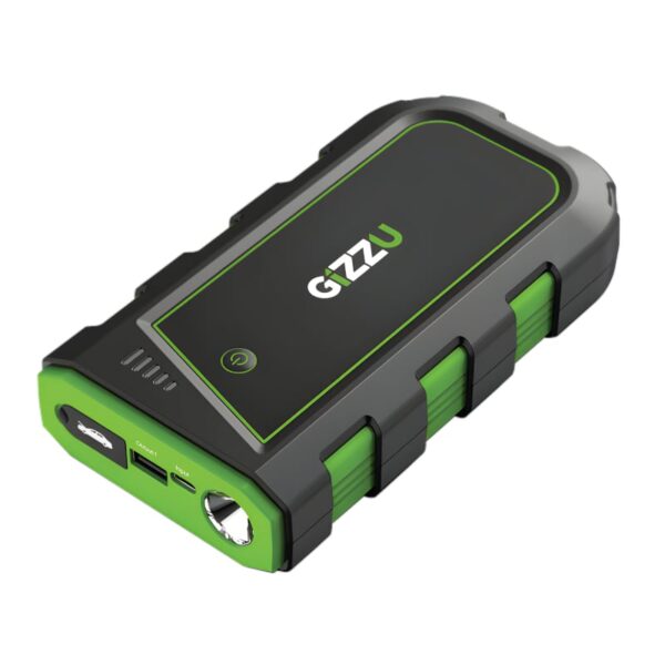 GIZZU 2000A Jump Starter 16000mAh - Black - Image 2