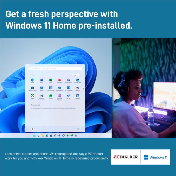 PCBuilder Ryzen 5 8400F RECON Windows 11 Gaming PC - Image 5