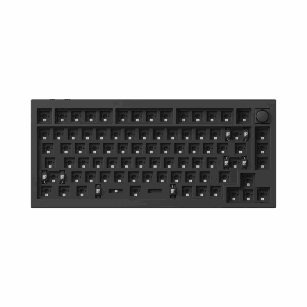 Keychron Q1H-M1 QMK Wireless Custom Keyboard - Black - Image 2