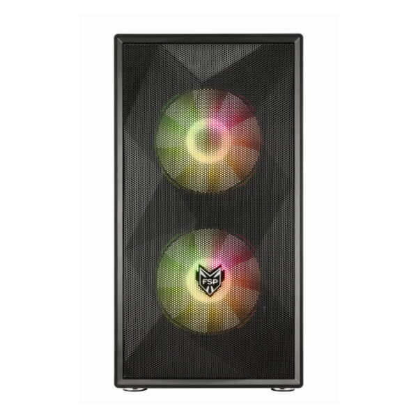 FSP CST130A Micro-ATX Gaming Chassis - Black - Image 3