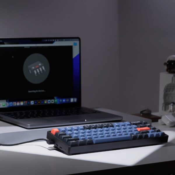 Keychron K6 Pro 65% Red G Pro Switches RGB Wireless Keyboard - Black - Image 7