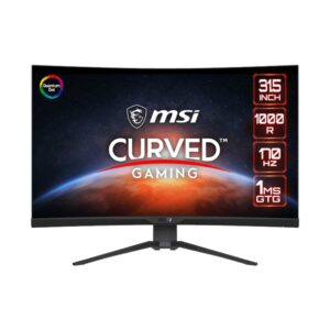 MSI MAG 325CQRF-QD 31.5″ WQHD VA 170Hz 1ms Curved Gaming Monitor