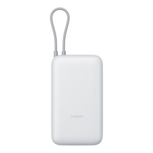 Xiaomi Power Bank 20000mAh (Integrated Cable) - Light Grey
