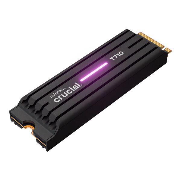 Crucial T710 4TB M.2 NVMe Gen5 NAND SSD with Heatsink - Image 3