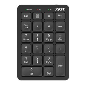 Port Connect Bluetooth Rechargeable Keypad