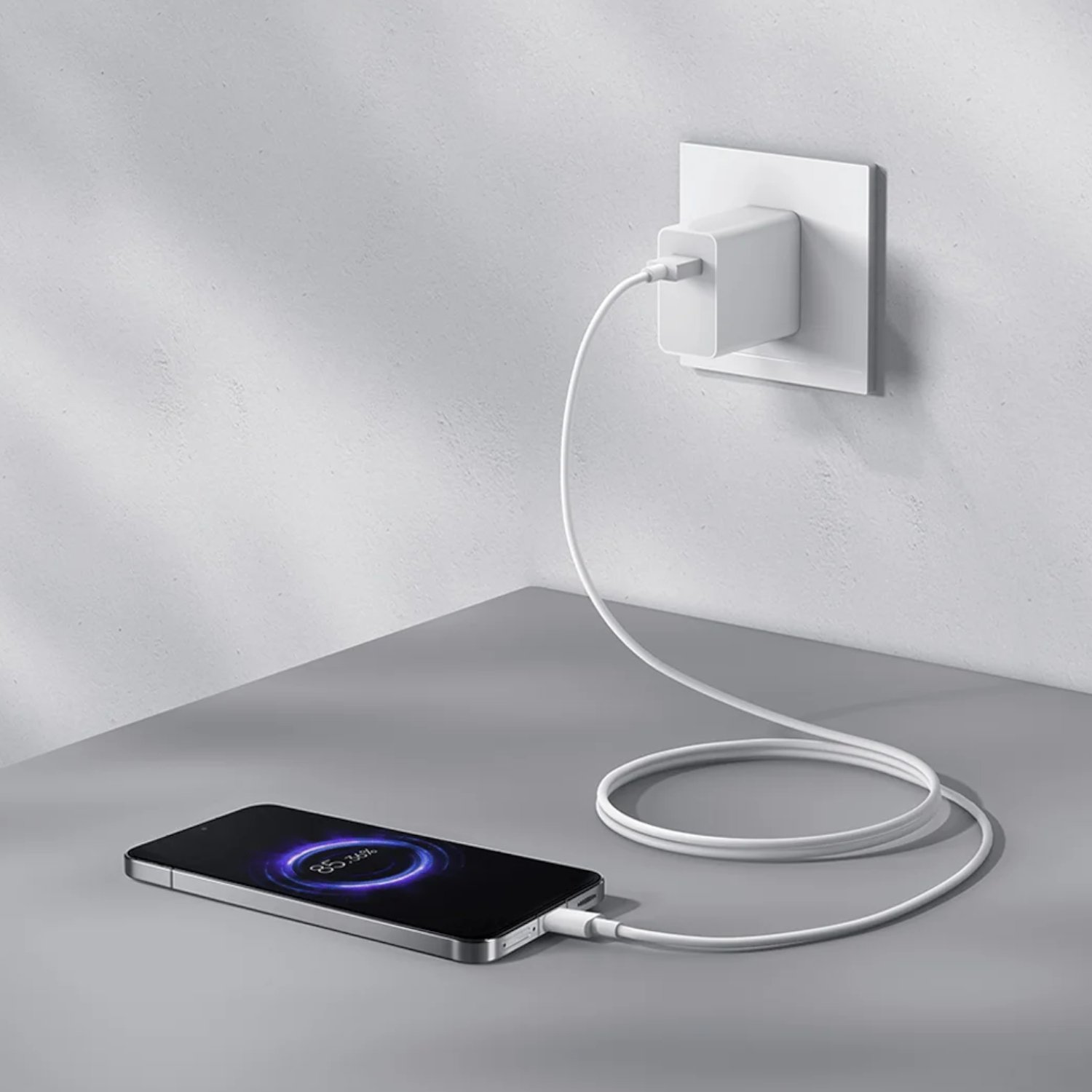 Xiaomi 3A USB-A to USB Type-C Cable 1M - White - Image 3