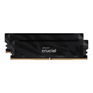 Crucial Pro Overclocking DDR5-6400 32GB Desktop Gaming Memory Kit (16GB x 2) - Black