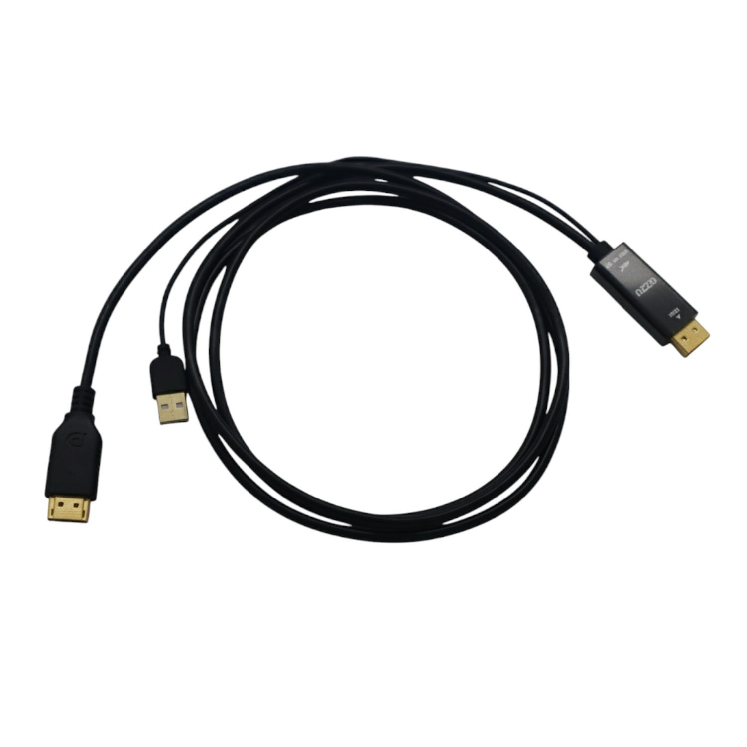 Gizzu 4K HDMI to DP Cable (1.8m) - Black - Image 2