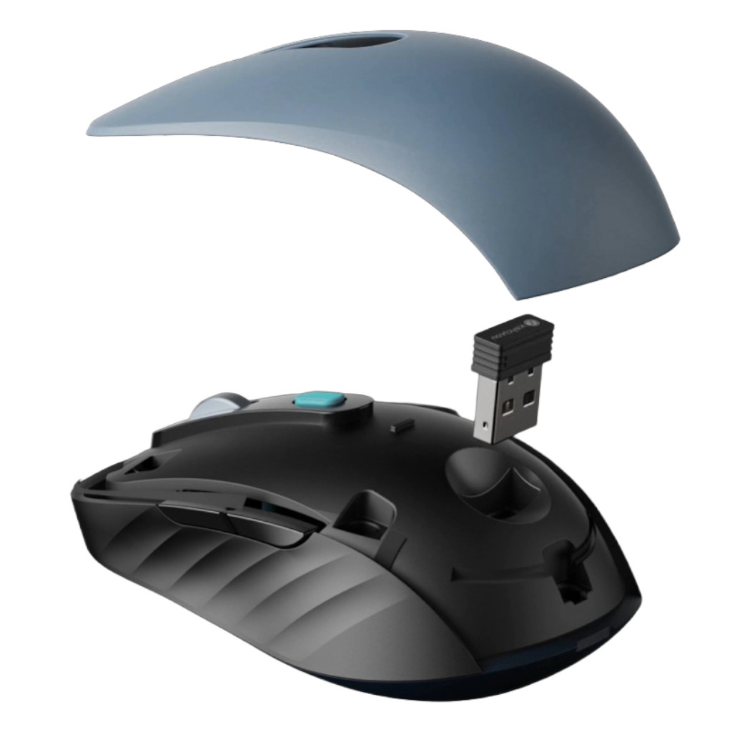 Keychron B33 80% TKL Wireless Keyboard and Mouse Combo – Black/Green - Image 6