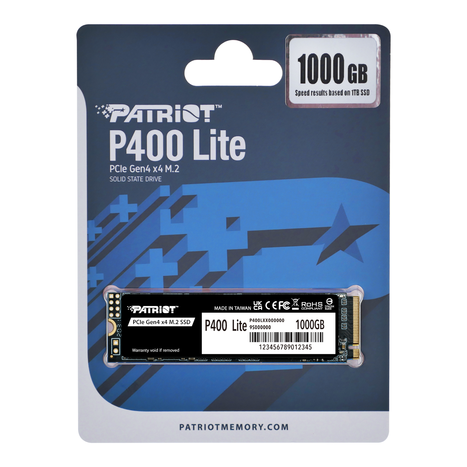 Patriot P400 Lite 1TB M.2 PCIe Gen 4 x4 NVMe SSD - Image 4