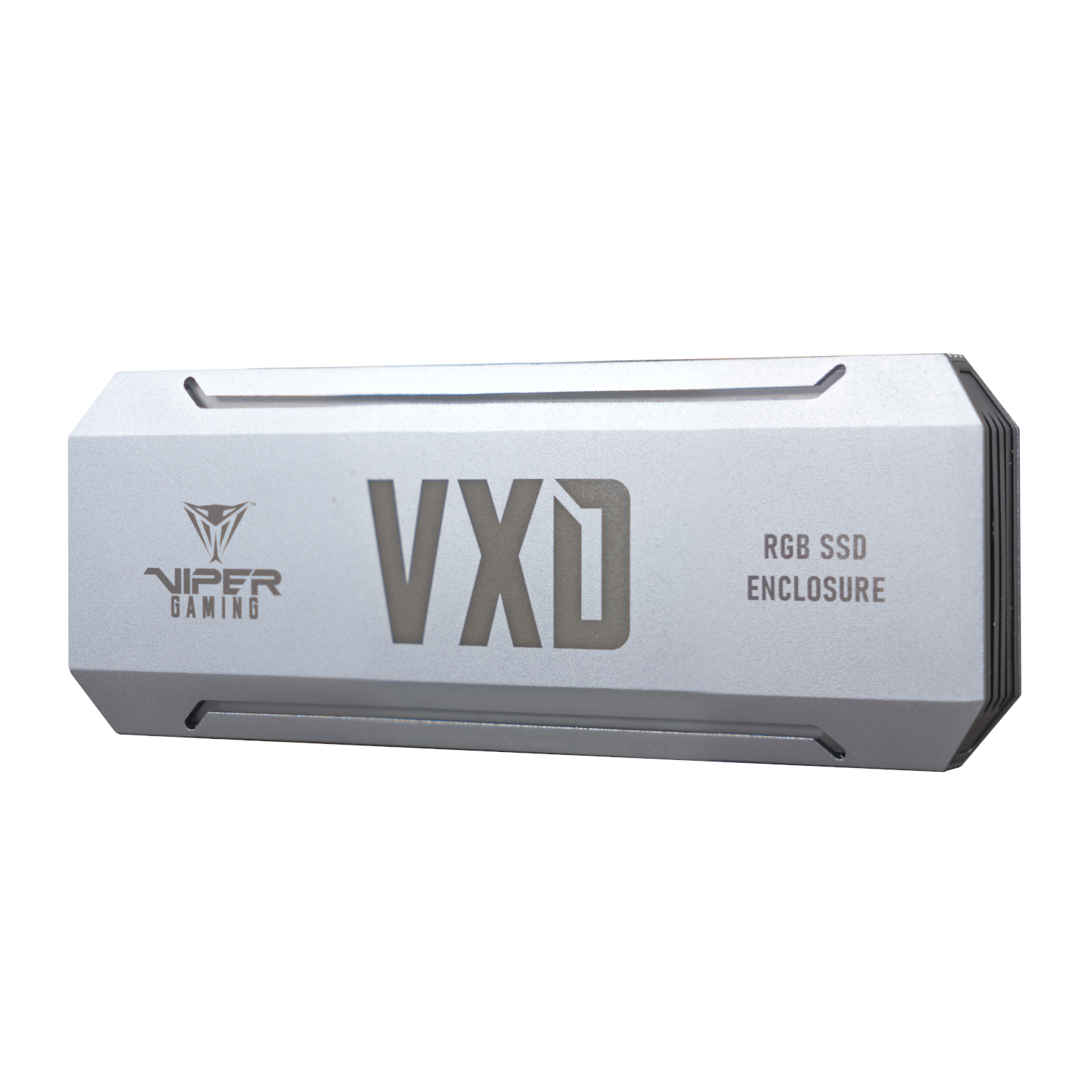 Patriot VXD M.2 PCIe RGB SSD Enclosure - Silver - Image 2