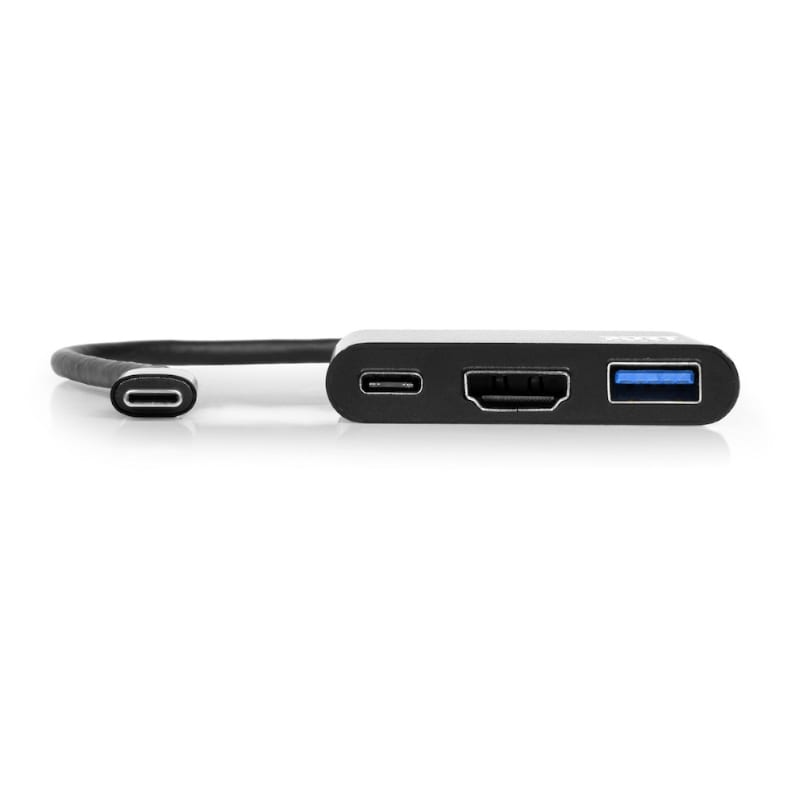 Port USB Type-C to 1 x HDMI|1 x USB3.0|1 x Type-C 60W PD Dock - Black - Image 4