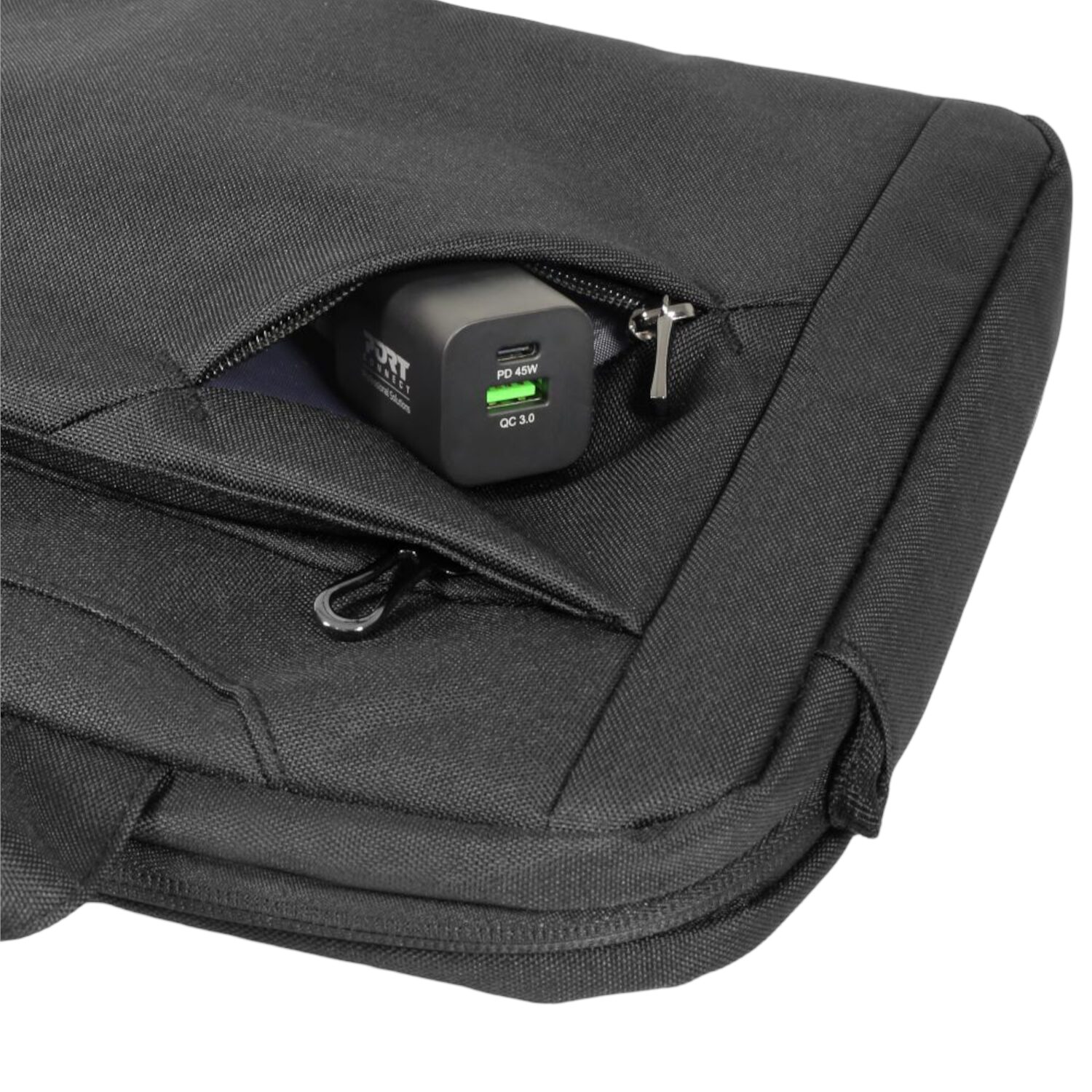 Port Designs SYDNEY Eco 15.6” Laptop Bag - Black - Image 5