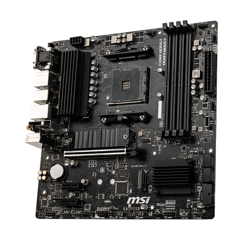 MSI B550M PRO-VDH WIFI AMD AM4 MATX Gaming Motherboard - Image 4