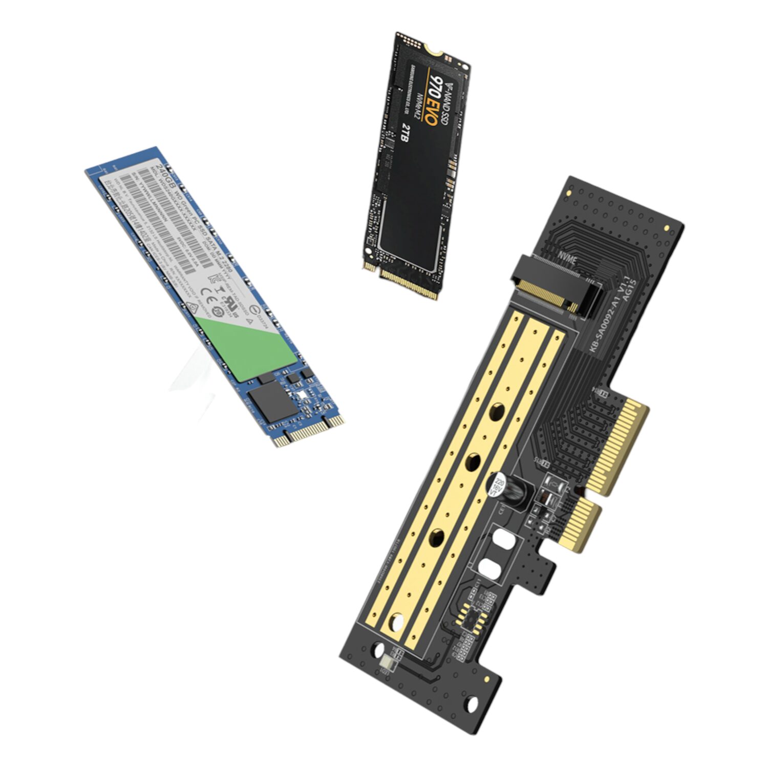 UGREEN CM302 M.2 M/B-Key to PCI-E 3.0 Expansion Card - Image 2
