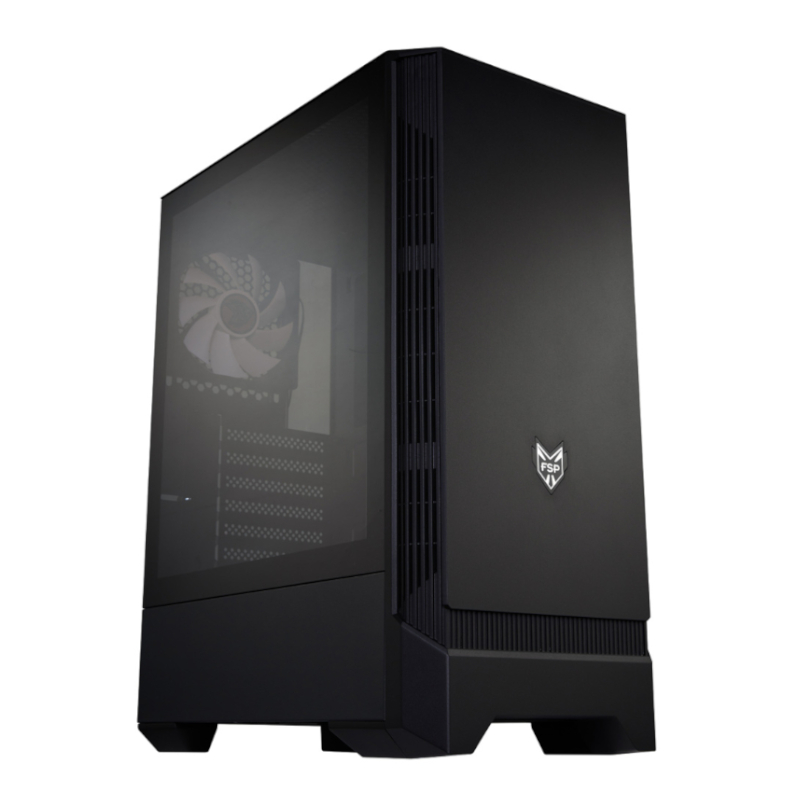 FSP CMT260 ATX Gaming Chassis - Black - Image 2