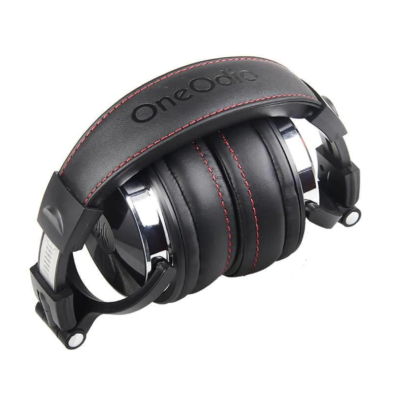 Oneodio Pro 50 Professional Wired Over Ear DJ and Studio Monitoring Headphones - BK - Image 3