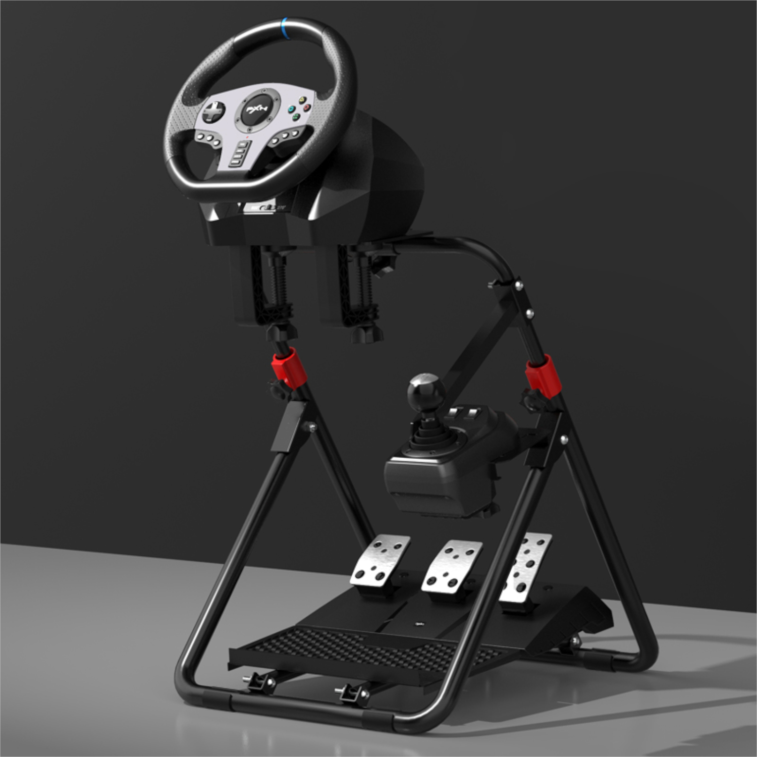 PXN A9 Gaming Steering Wheel Foldable Stand - Image 5