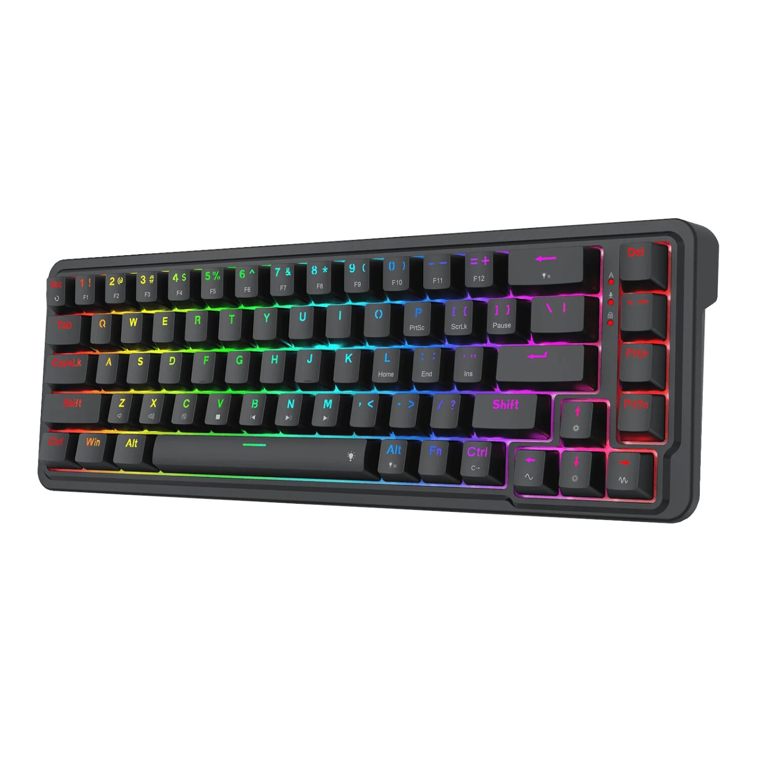 Redragon NOVA K709 65% Wired Gasket RGB Gaming Keyboard - Black - Image 2