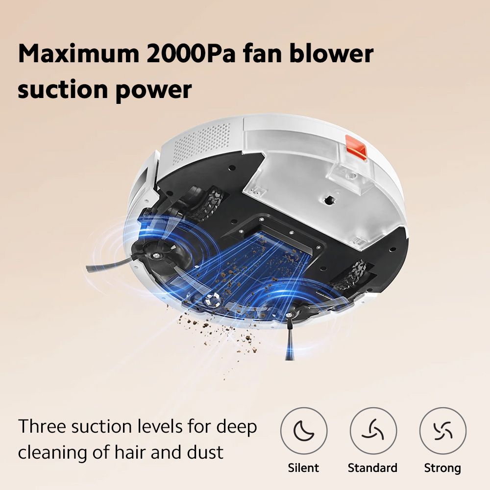 Xiaomi Robot Vacuum Cleaner and Mop E5 - White - Image 7