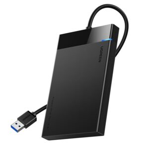 UGREEN USB 3.0 to 2.5” SATA Hard Drive Enclosure (Non-Detachable Cable)