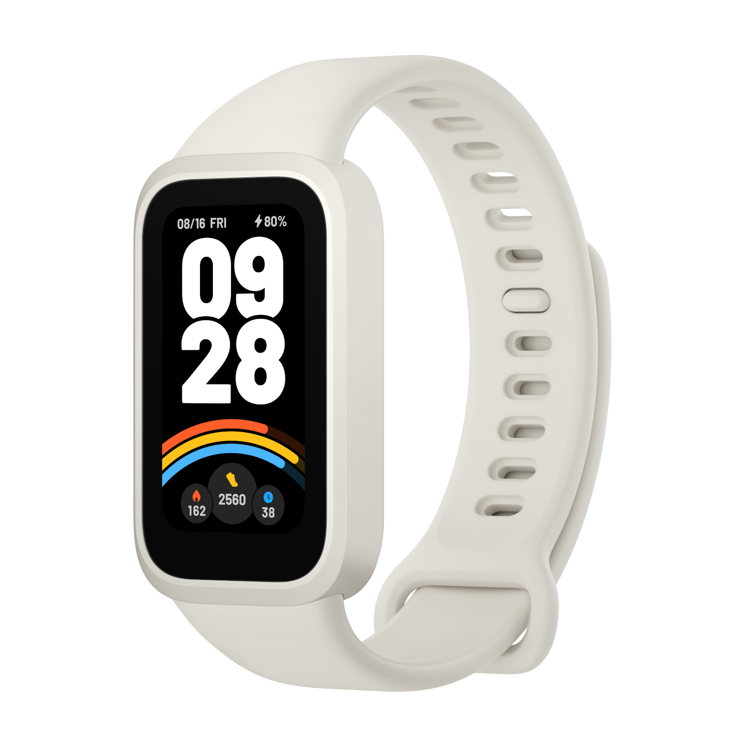 Xiaomi Smart Band 9 Active - Beige White - Image 2