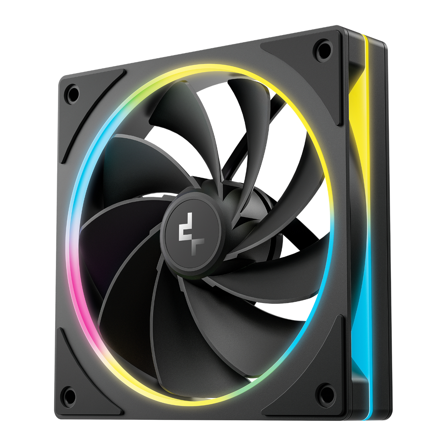 DeepCool FL12R SE 3-in-1 ARGB 120mm PWM 3 Fan Pack - Black - Image 4