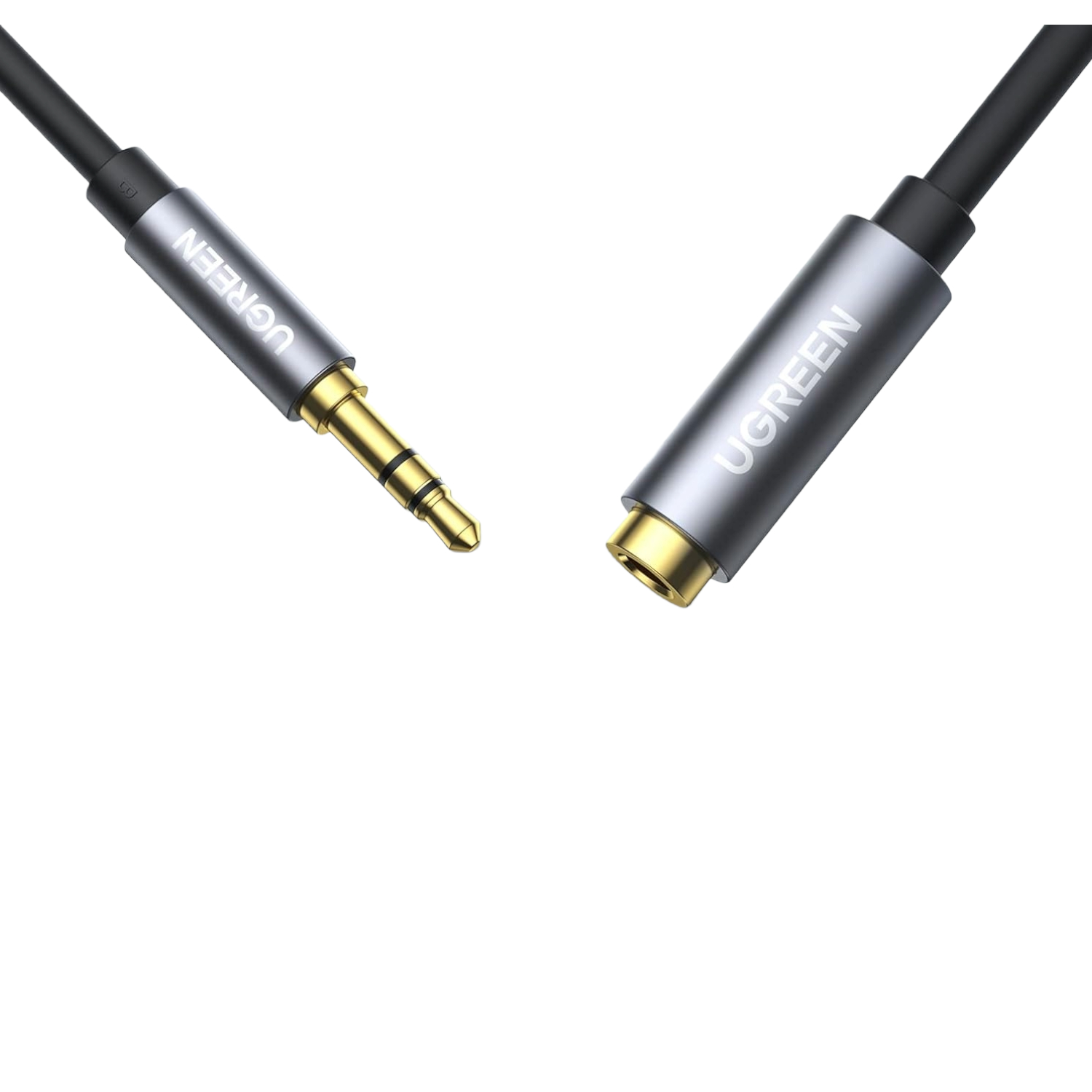 UGREEN AV118 3.5mm AUX Extension Cable 2m – Male to Female –(Black) - Image 3