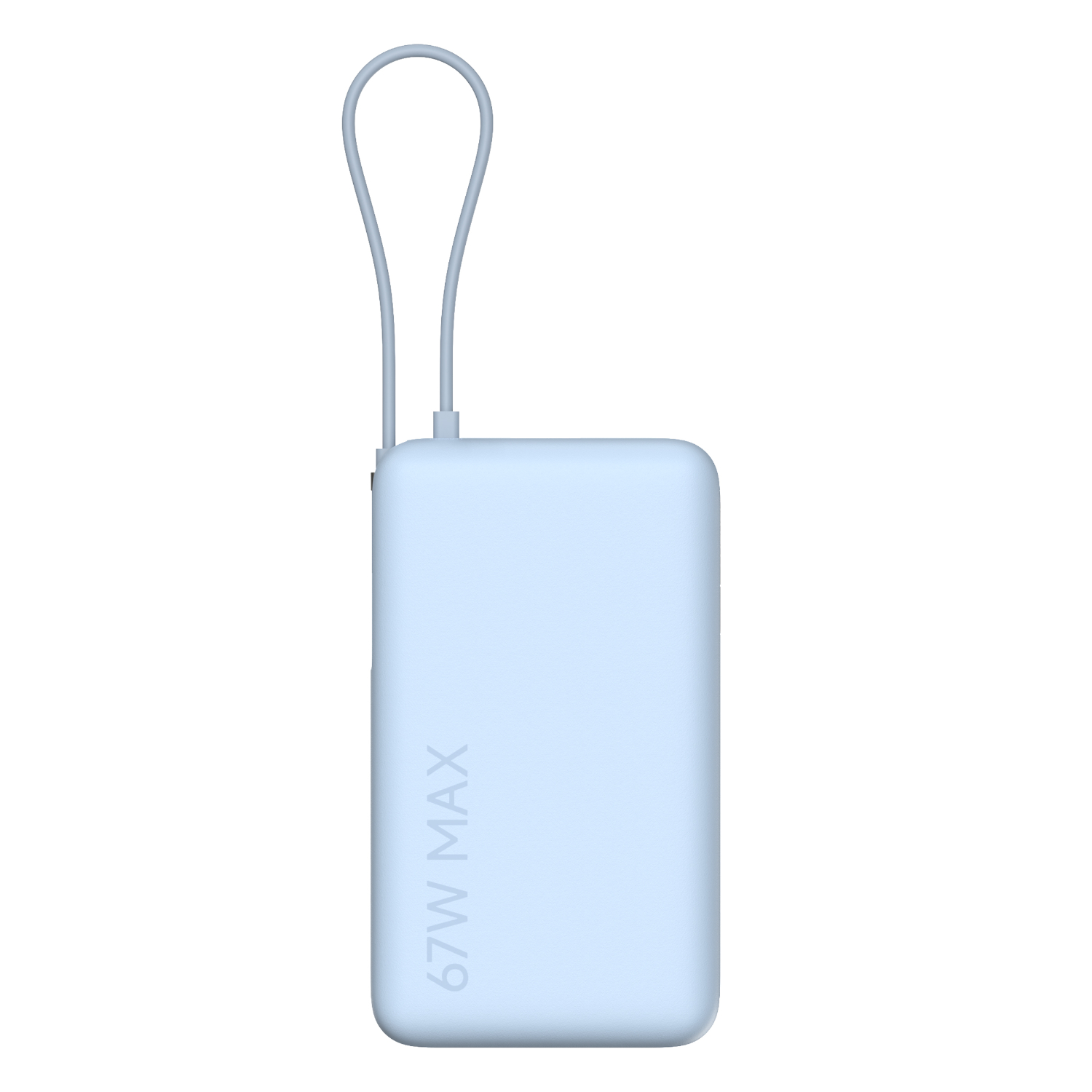 Xiaomi 67W Power Bank 10000mAh (Integrated Cable) - Ice Blue - Image 2