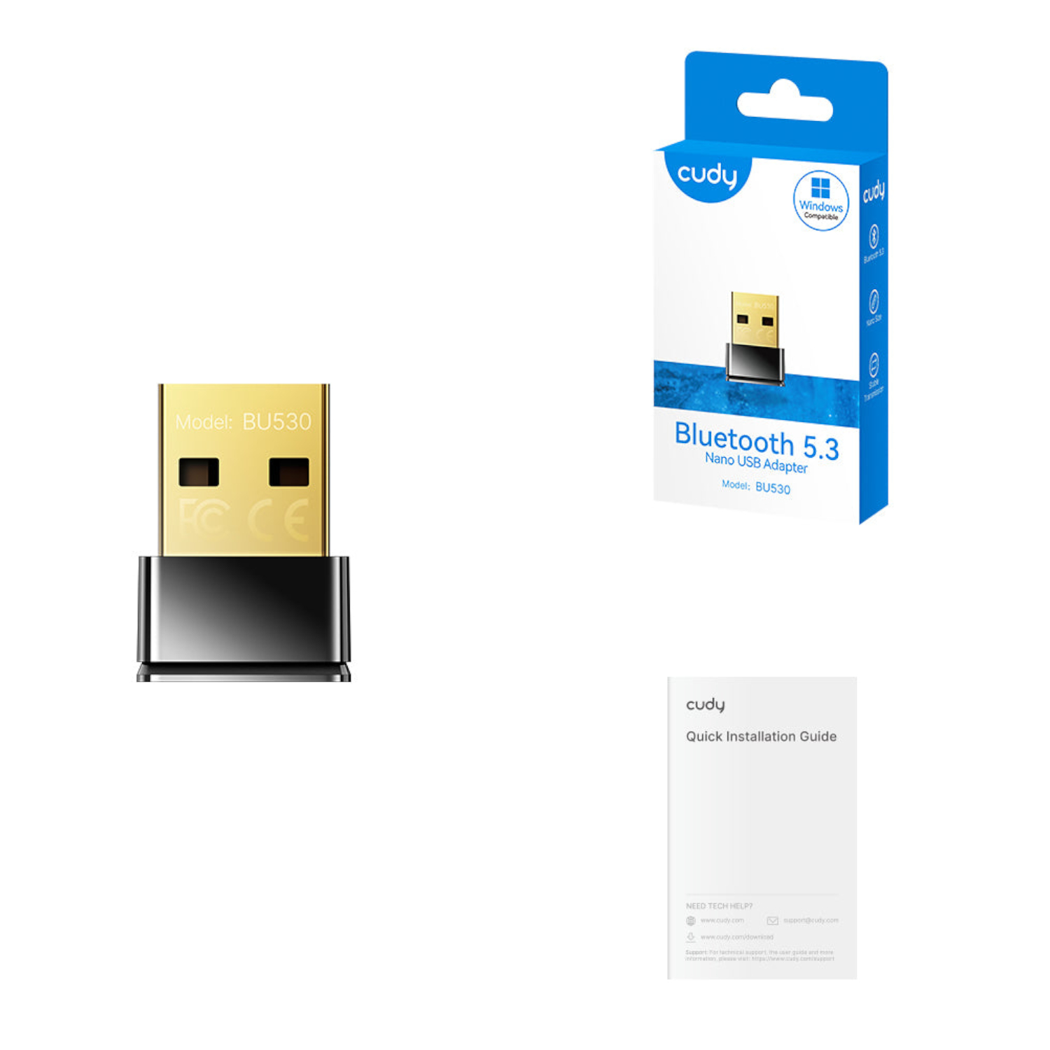 Cudy BU530 Bluetooth 5.3 Nano USB Adapter - Image 3