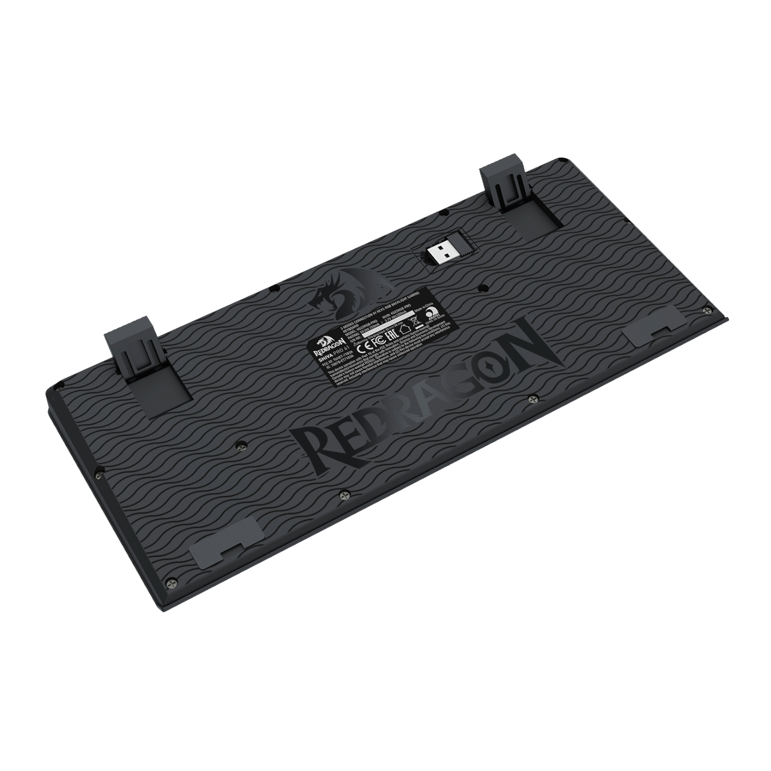 Redragon SHIVA K522 PRO RGB Wireless Gaming Keyboard- Black - Image 7