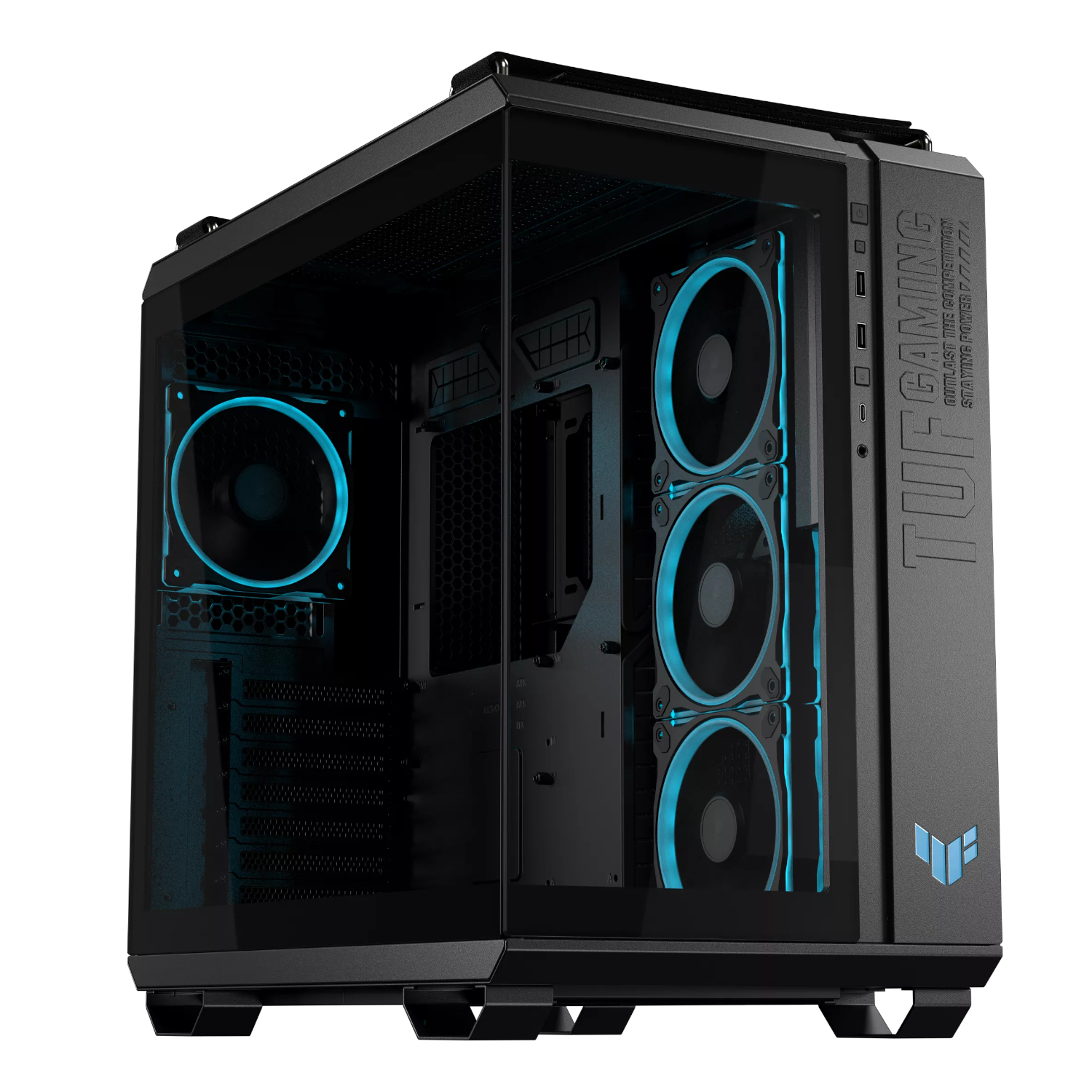 Asus TUF Gaming GT502 Horizon ARGB Mid Tower Chassis - Black