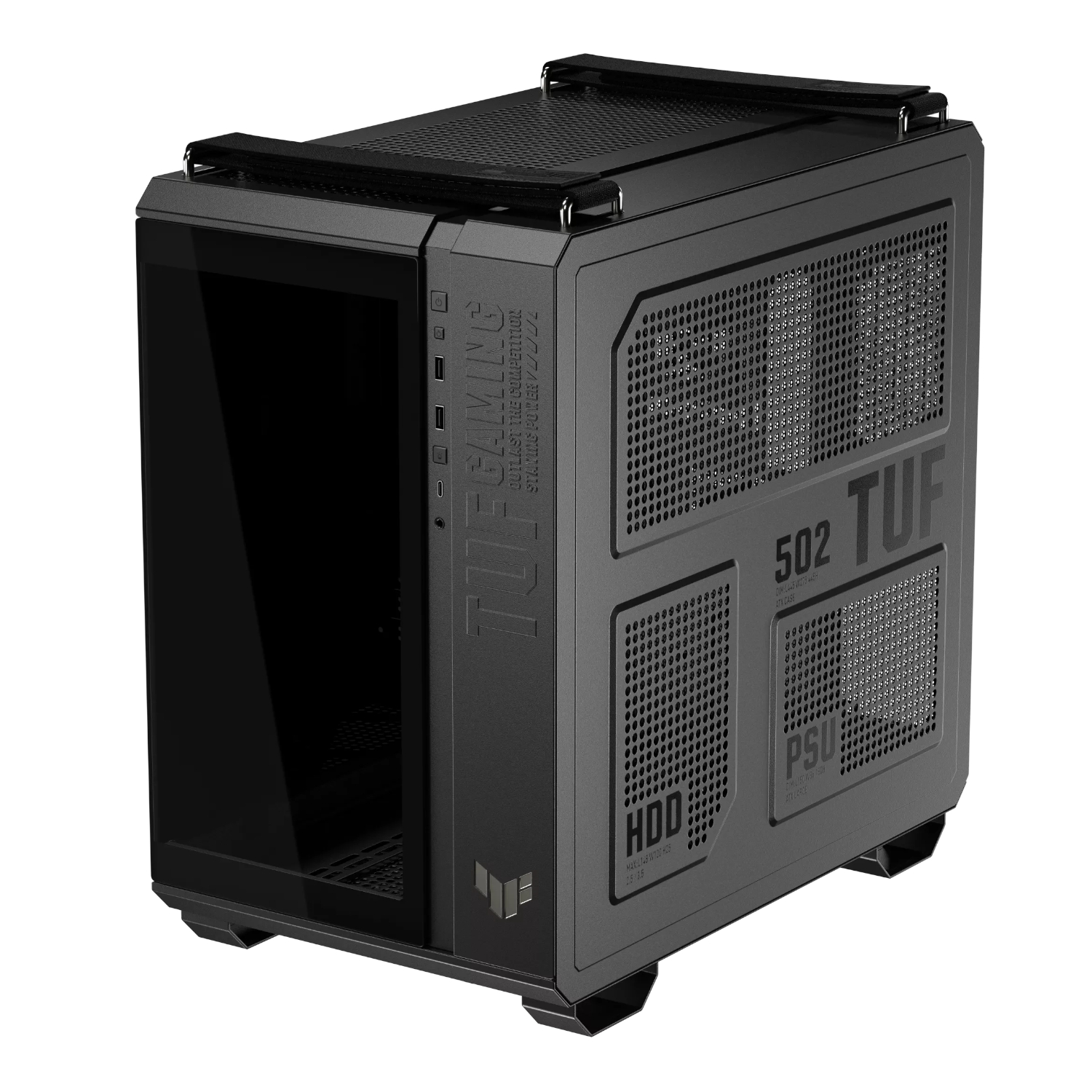 Asus TUF Gaming GT502 Horizon ARGB Mid Tower Chassis - Black - Image 3