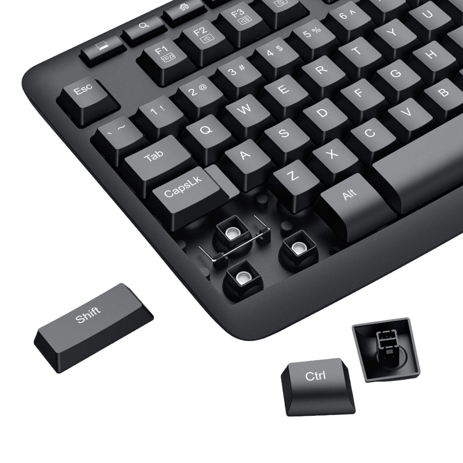 Redragon BS-7367-B Wireless Office Keyboard and Mouse Combo - Black - Image 4