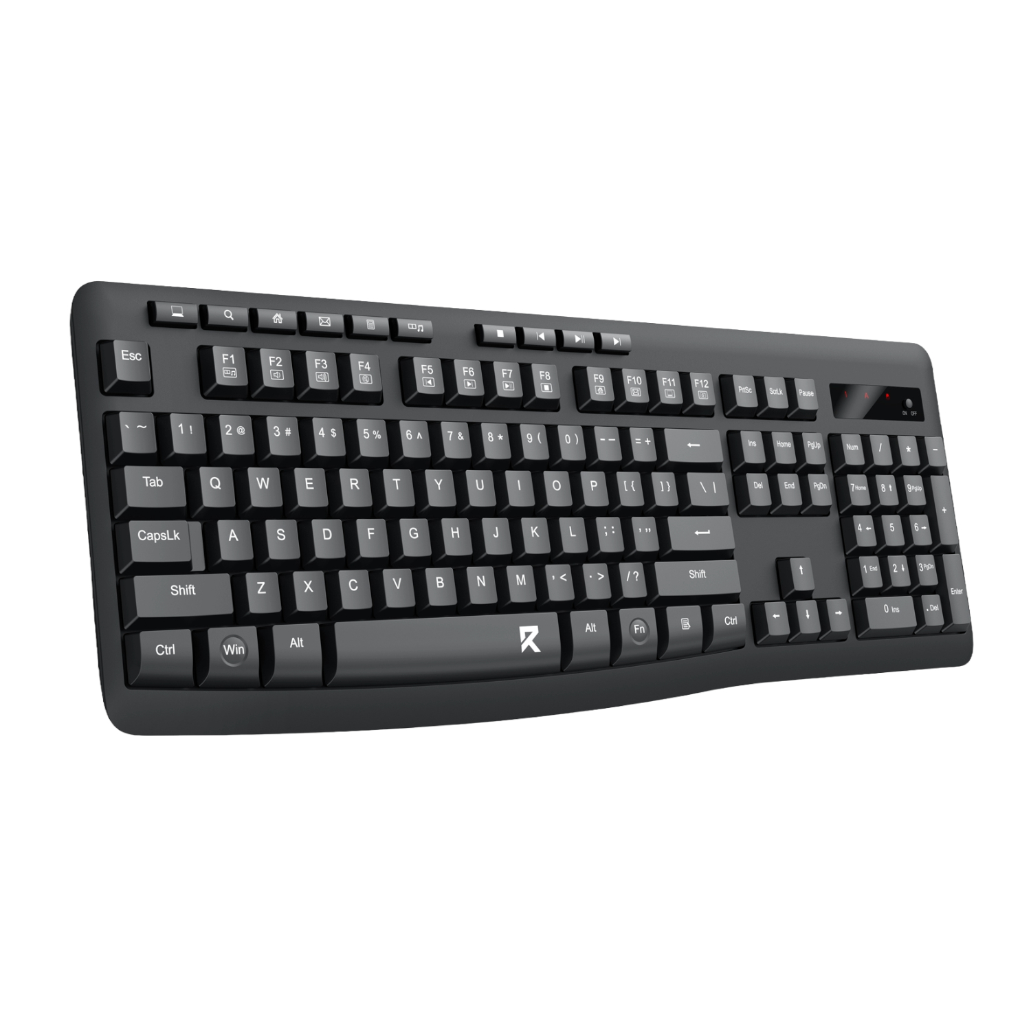Redragon BS-7367-B Wireless Office Keyboard and Mouse Combo - Black - Image 3