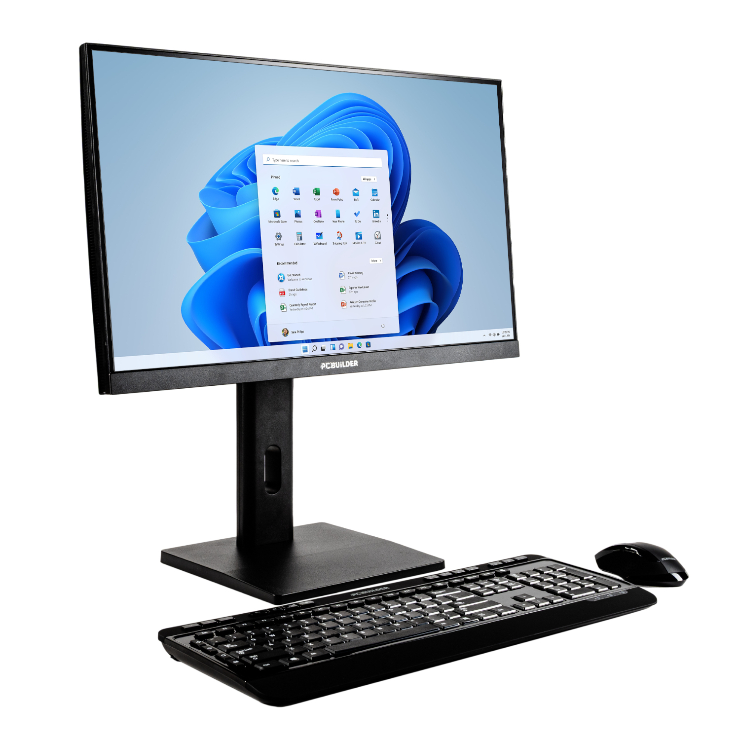 PCBuilder FUSION 24″ Intel Core i5-14400 Windows 11 Pro AiO Desktop PC - Image 2