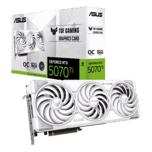 ASUS GeForce RTX 5070Ti TUF GAMING 16GB OC White Graphics Card