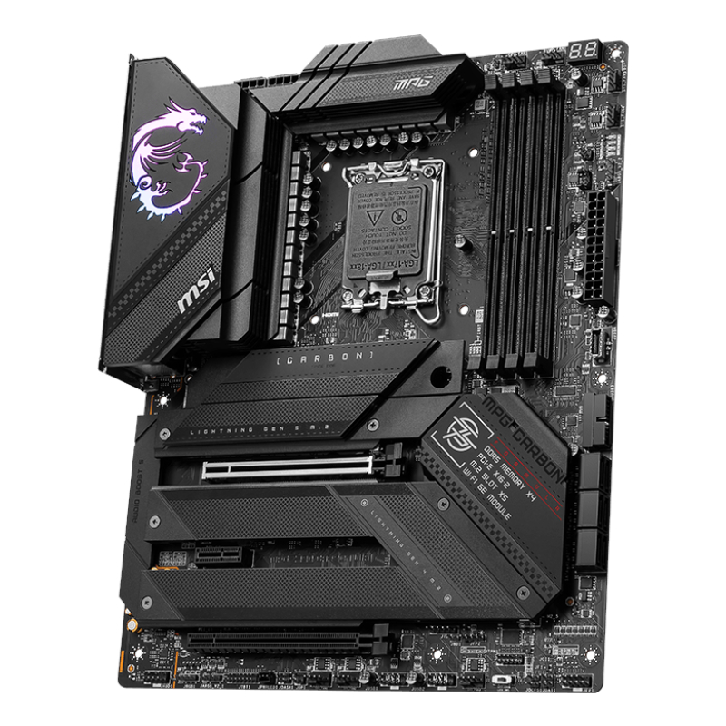 MSI MPG Z790 CARBON WIFI DDR5 LGA1700 ATX Gaming Motherboard - Image 4