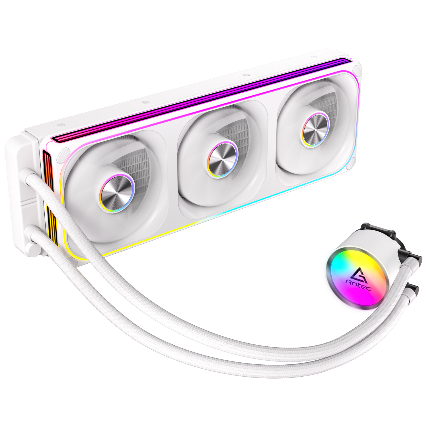 Antec Omni Matrix 360 ARGB CPU Liquid Cooler White - Image 3