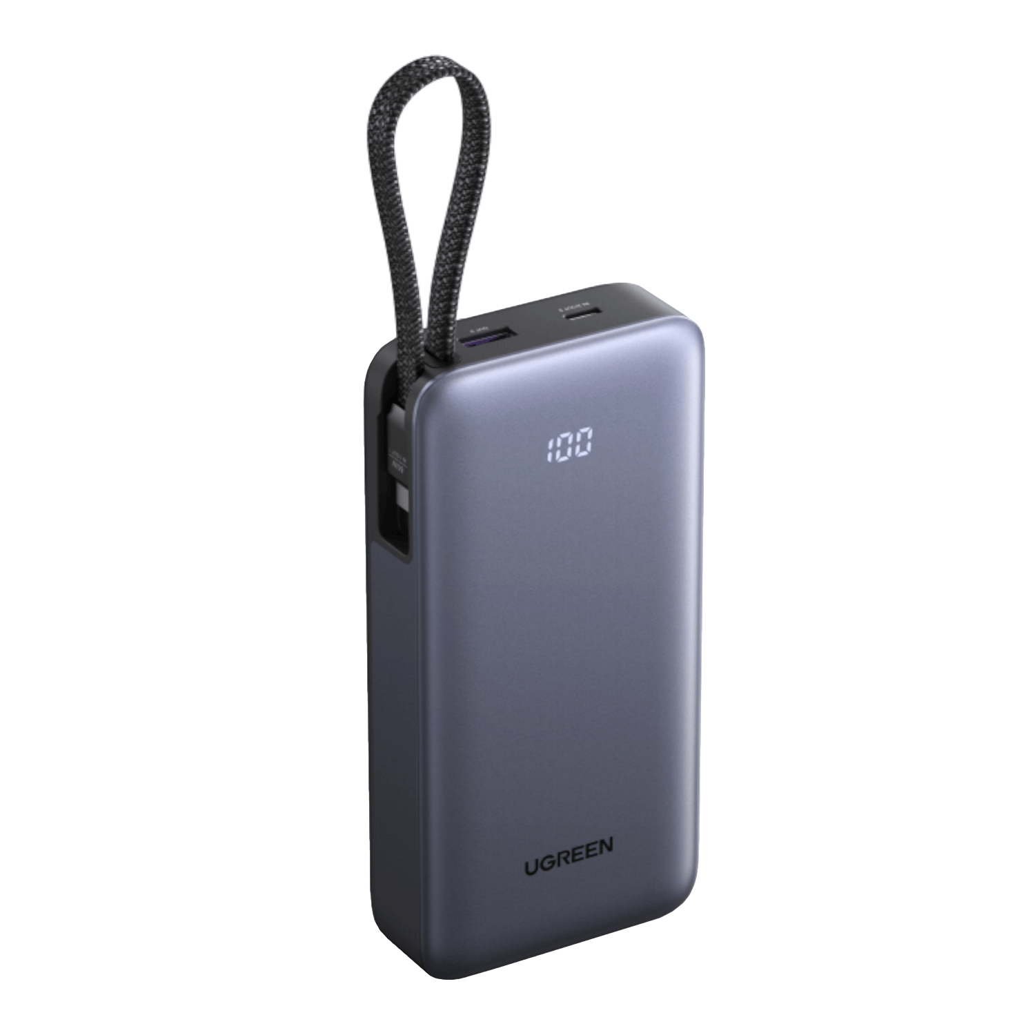 UGREEN Nexode Power Bank 20000mAh 55W with built-in USB Type-C Cable - Image 2