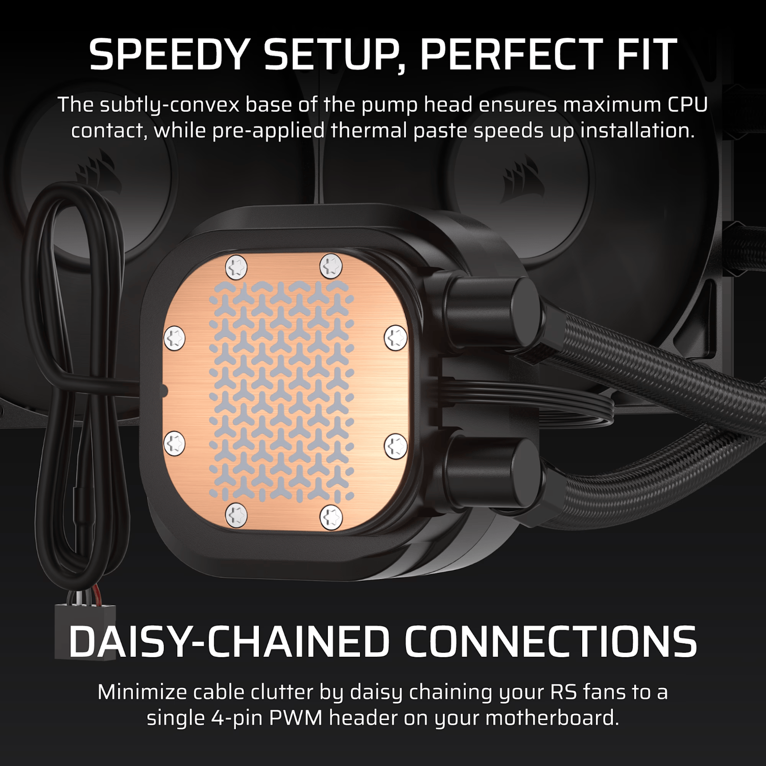 Corsair NAUTILUS 360 RS LCD Liquid CPU Cooler - Black - Image 2