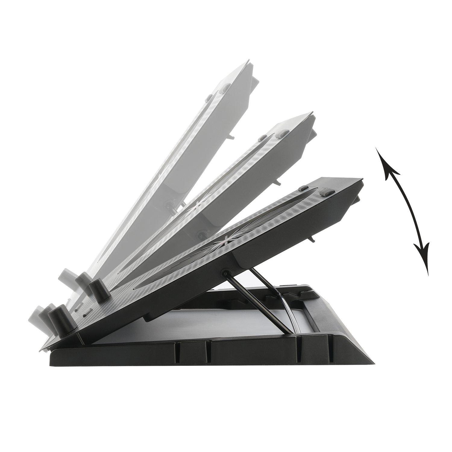 REDRAGON Dual USB 5 Fan RGB Gaming Notebook Stand - Image 3