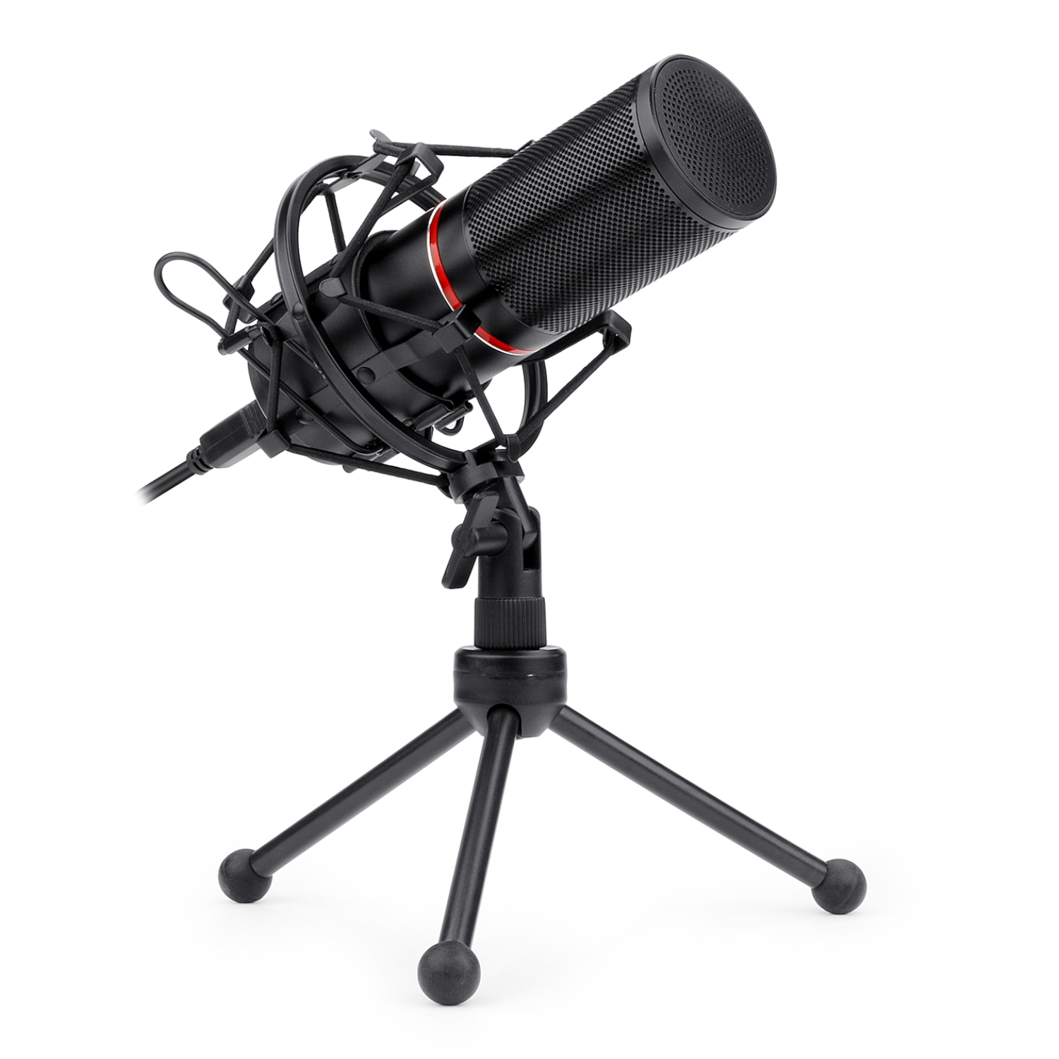 REDRAGON BLAZAR Cardioid USB Gaming Mic and Tripod - Black - Image 5