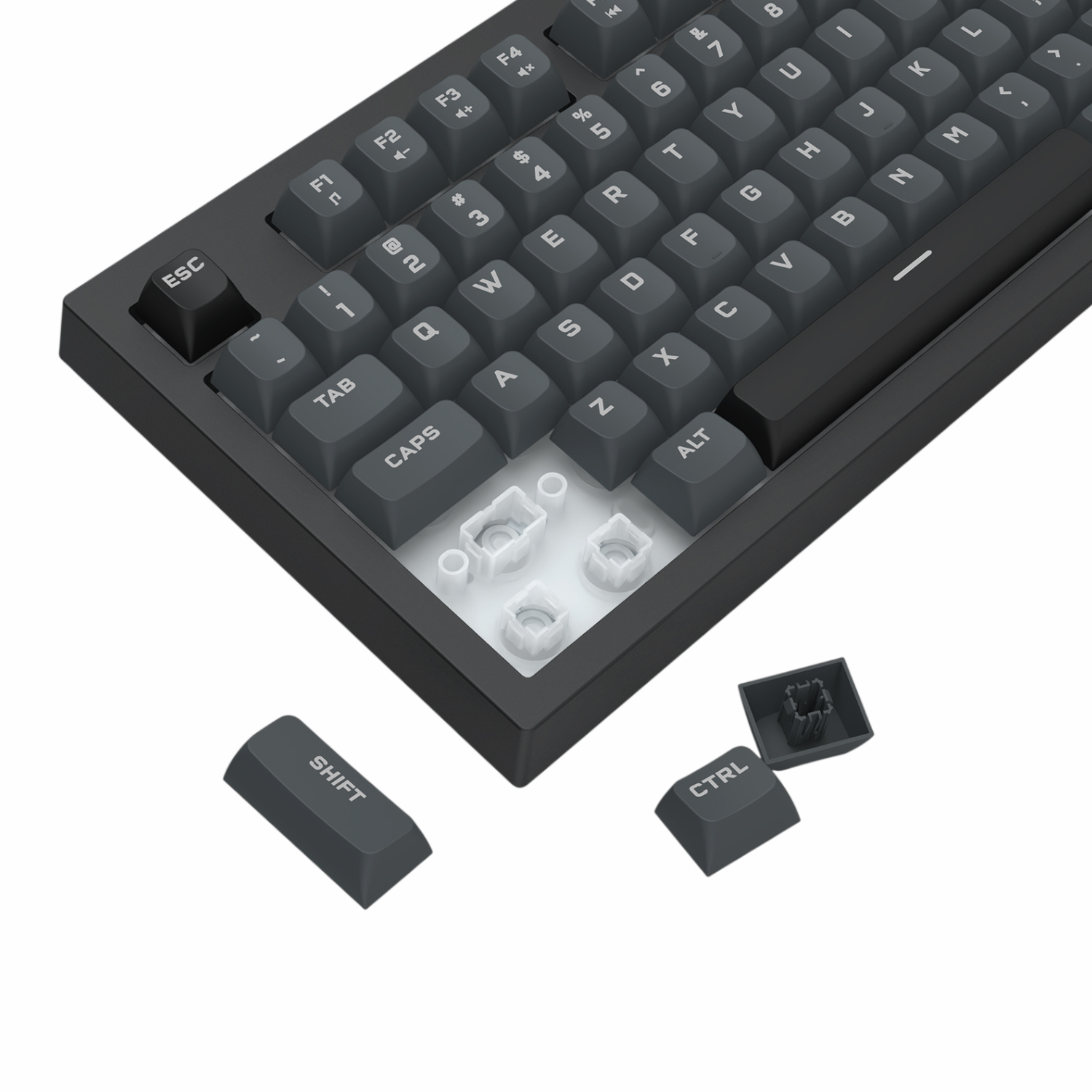 REDRAGON CRUX Membrane Gaming Keyboard - Black - Image 7