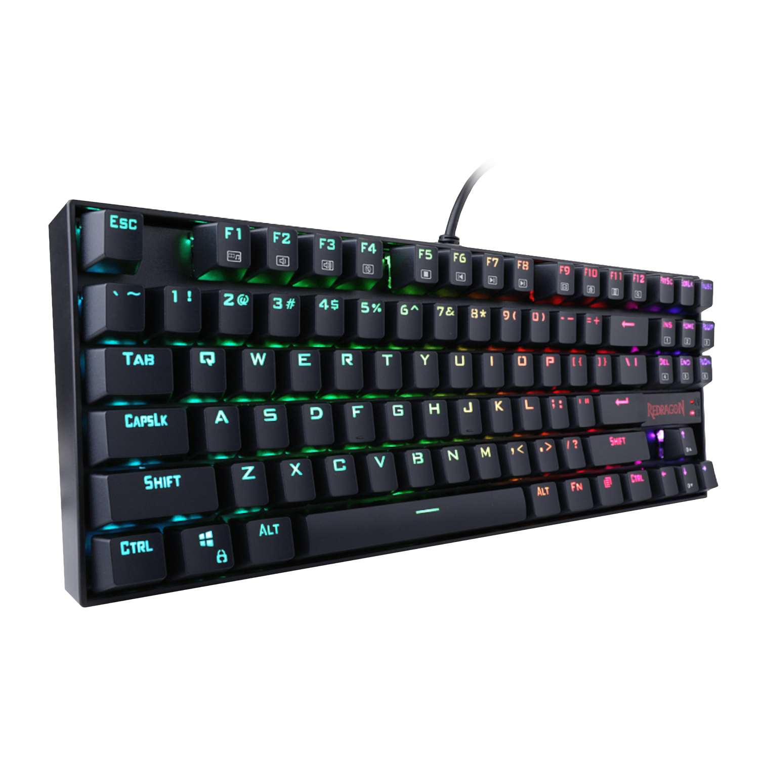 Redragon KUMARA RGB Mechanical Gaming Keyboard - Black - Image 3