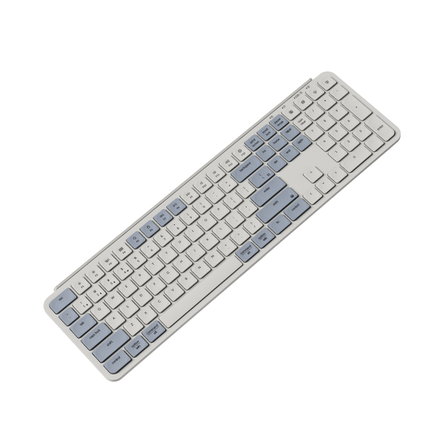 Keychron B6 Pro Ultra-Slim 100% Wireless Keyboard - Retro Blue - Image 3