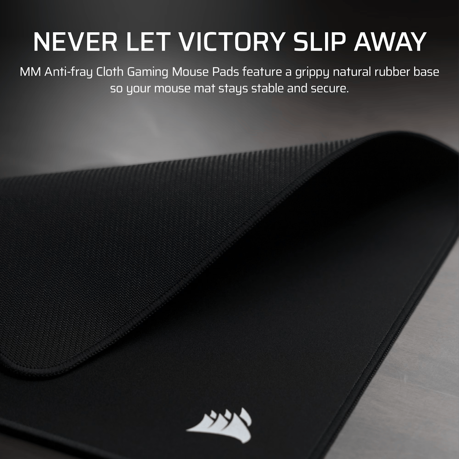 Corsair MM Anti-fray Cloth Gaming Mouse Pad Medium - Black - Image 4