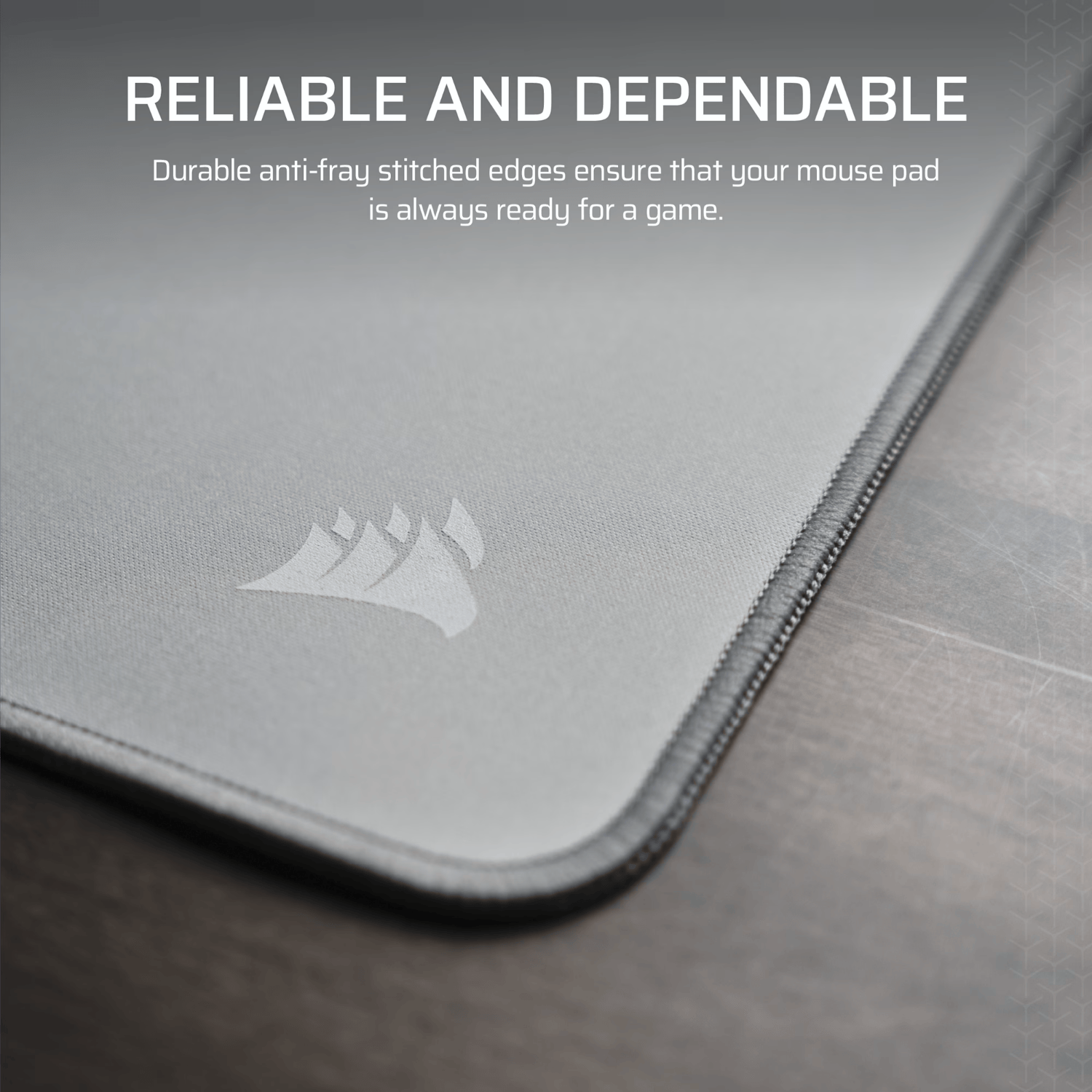 Corsair MM Anti-fray Cloth Medium Gaming Mouse Pad – Gray - Image 5