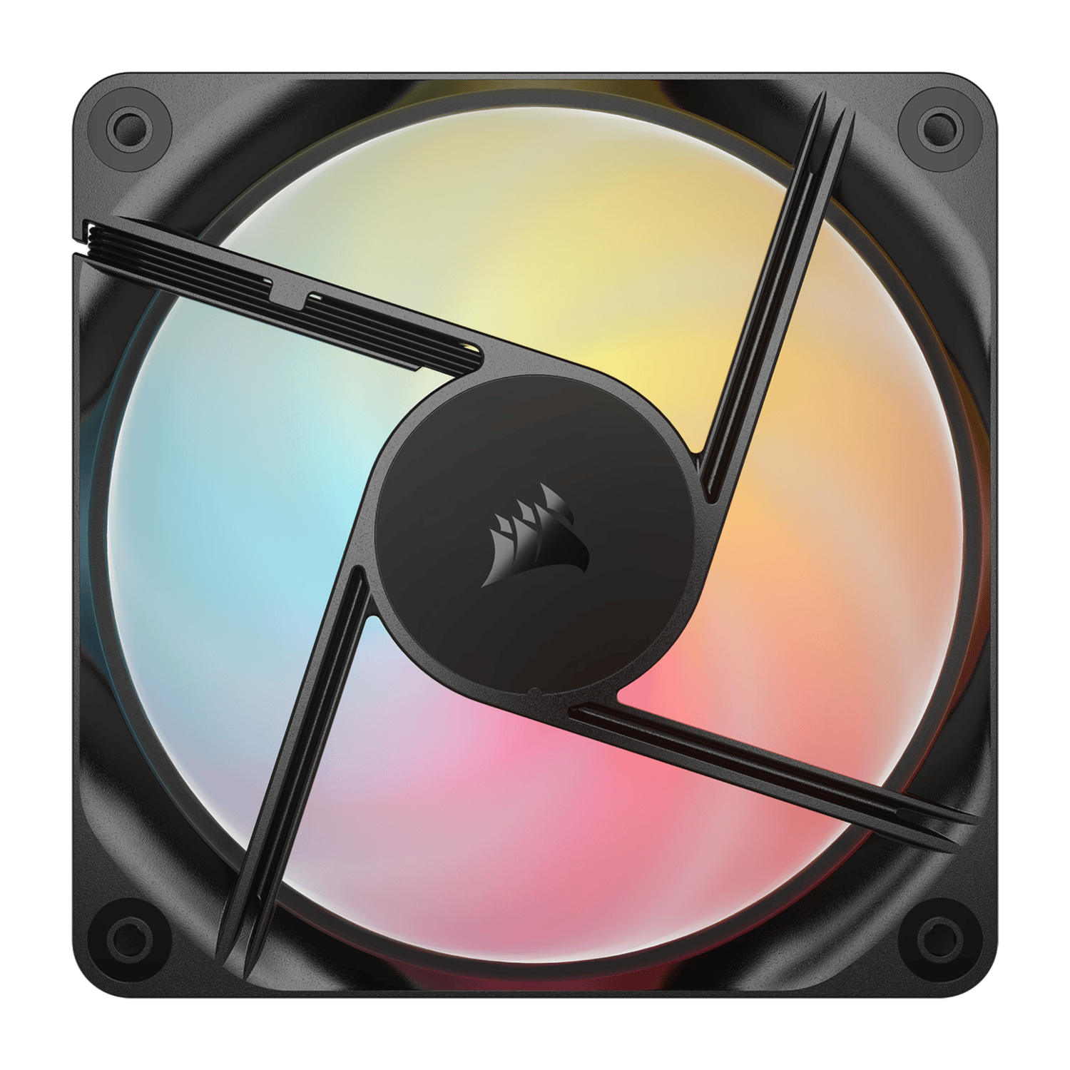 Corsair RS120-R ARGB 120mm PWM Reverse Fans Triple Pack - Black - Image 3